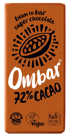Ombar 72% Cacao Organic Chocolate (70g)