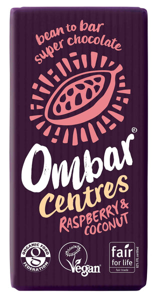 Ombar Centres Raspberry and Coconut (70g)