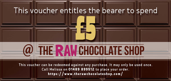 £5 Raw Chocolate Shop Voucher