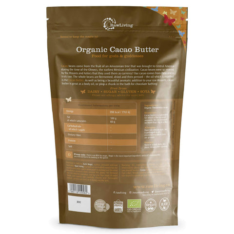 Peruvian Organic Raw Cacao Butter (250g)