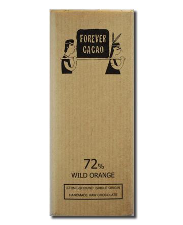 Forever Cacao: Bean to Bar 72% Wild Orange Bar